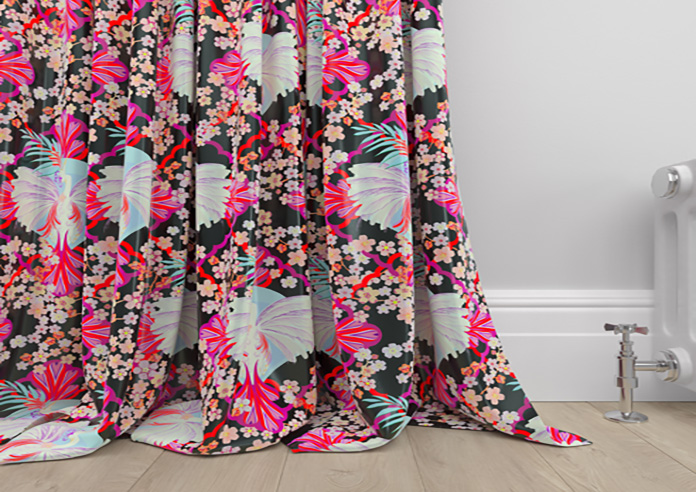 Faded Glamour, Fairground Black - Made To Measure Curtains - Image 6